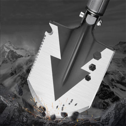 Pala Plegable de Supervivencia Táctica Multifunción