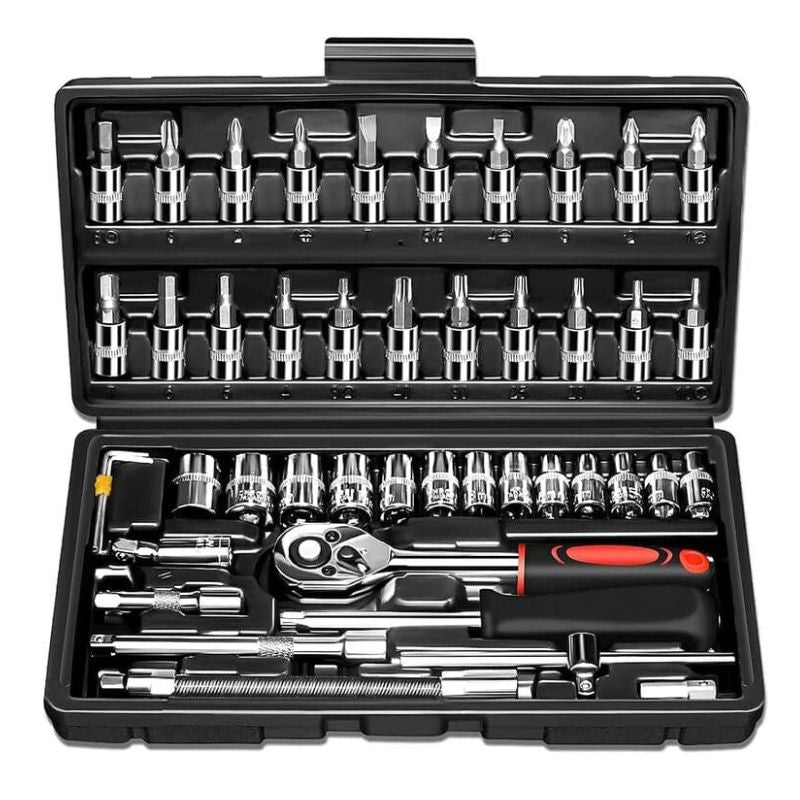 Juego de Herramientas Mecánicas de 46 Piezas