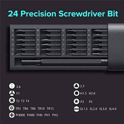 Destornillador eléctrico de precisión magnético 24 Unidades