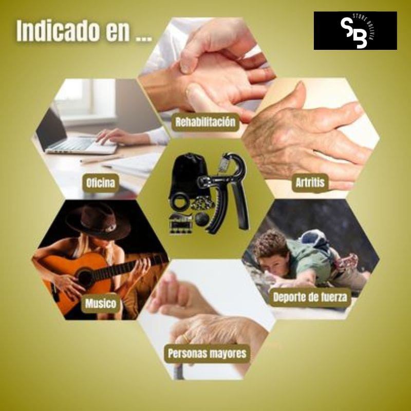 Fortalecedores de Mano para Entrenar el Agarre