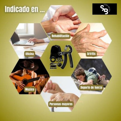 Fortalecedores de Mano para Entrenar el Agarre