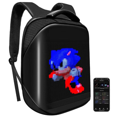 Mochila digital con pantalla led