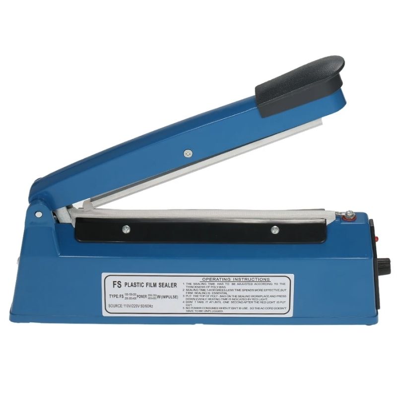 Sellador de calor manual para bolsas de plástico