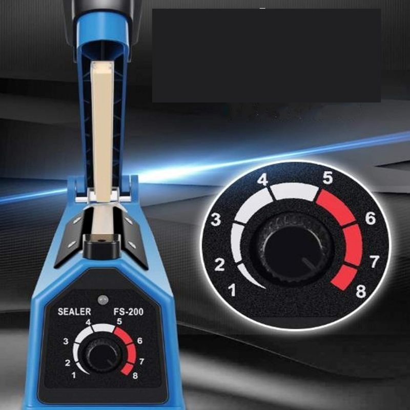 Sellador de calor manual para bolsas de plástico