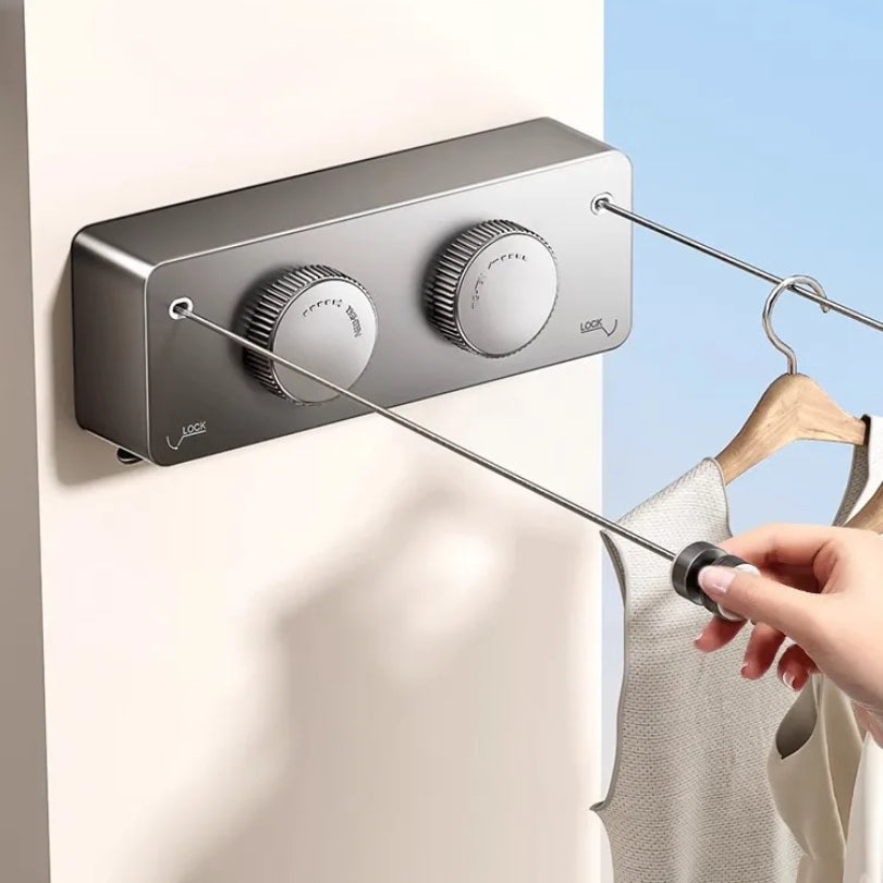 Tendedero de Ropa Retráctil