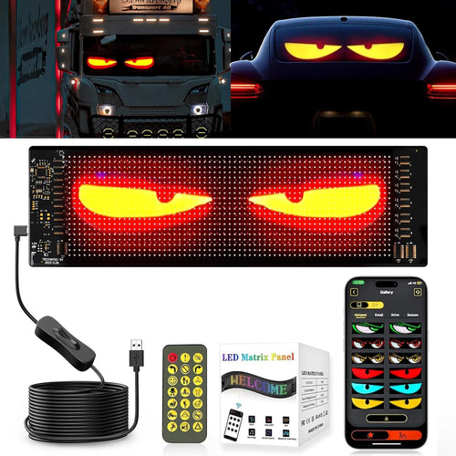 Ojos LED para Camiones, Luz de Ojos