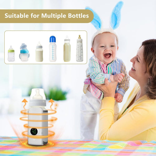 CALENTADOR DE BIBERONES PORTÁTIL RECARGABLE 👶🍼