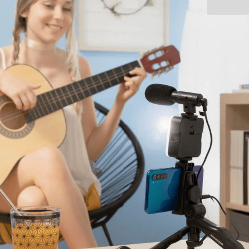 Kit de Grabación con Soporte para Celular