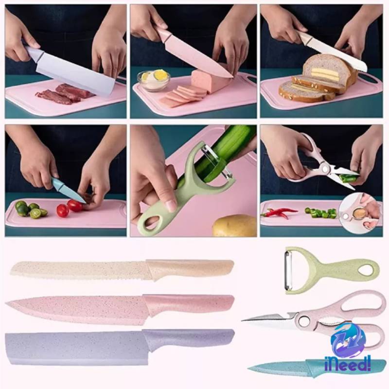 Juegos de Cuchillos de Cocina 6 piezas