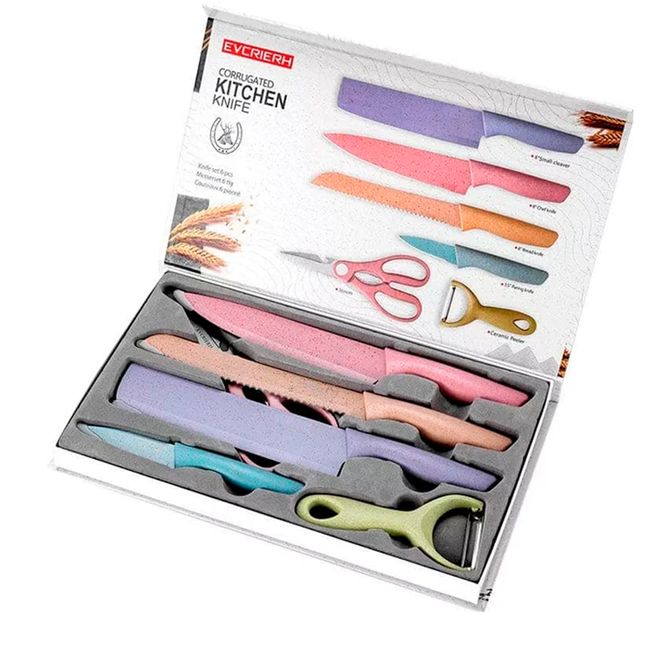 Juegos de Cuchillos de Cocina 6 piezas