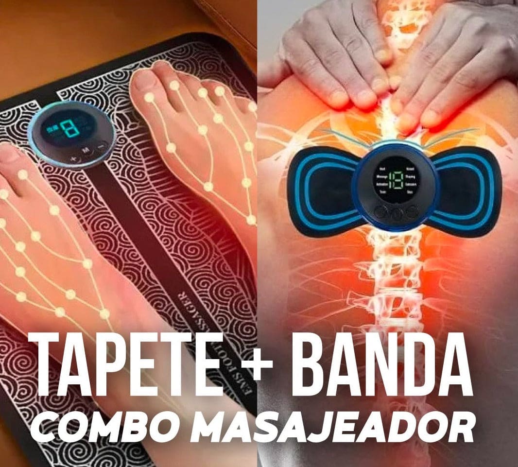 Masajeador de Pies + Masajeador Cervical