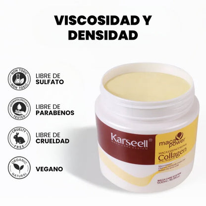 Nueva Mascarilla Premium para el Cabello - KARSEELL Colágeno y Maca