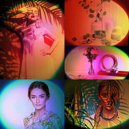 Lámpara de Proyección de Puesta de Sol