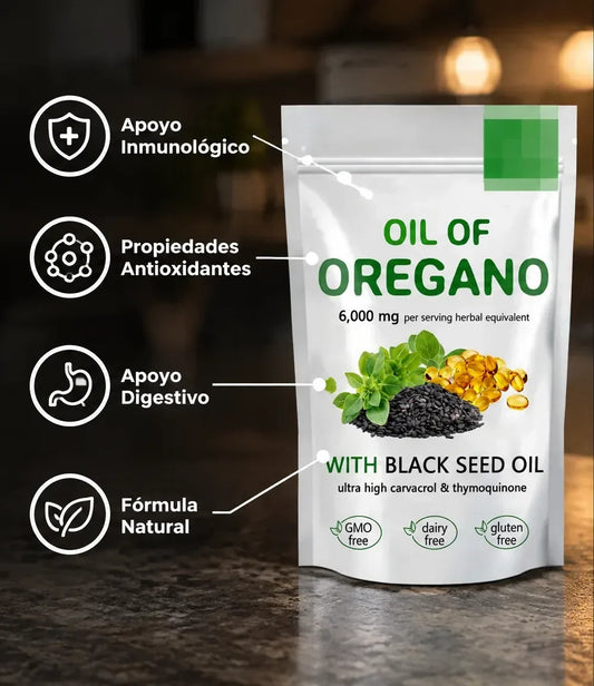 Cápsulas de Aceite de Orégano 6000mg