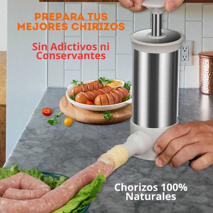 Embutidor de Salchichas de Acero Inoxidable